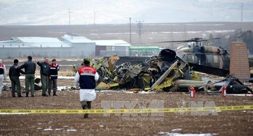 Turquie : au moins sept morts dans le crash d'un hélicoptère de l'armée - ảnh 1